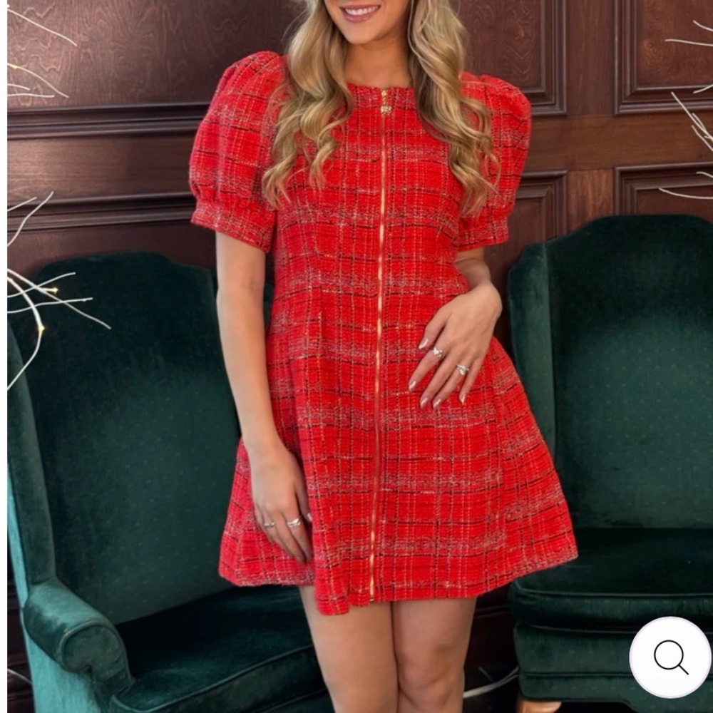 NWT Red Plaid Dress ❤️